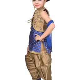 Hariyal Creation Girls Silk Blend Kurta Sets image 4