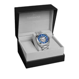 TORNADO AUTONOVA Men Skeleton Dial Bracelet Style Straps Analogue Watch T7316-SBSNW image 2