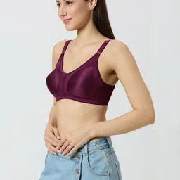 Libertina Non-Wired Non Padded All Day Comfort Full Coverage Cotton T-shirt Bra image 3