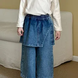 LULU & SKY Girls High-Rise Easy Wash Trousers-picture-35