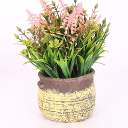 Home Bloom Pink 1 Pieces Artificial Flower With Pot image 3