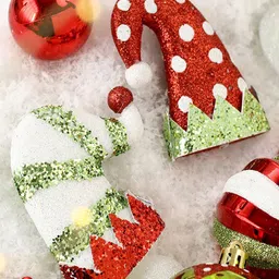 Little Surprise Box LLP 50Pc Naughty Elf Christmas Tree Ornaments Xmas Tree Decoration Set image 3