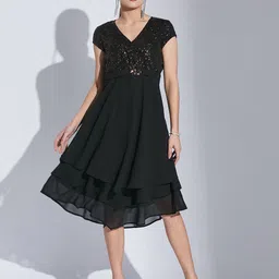 Latin Quarters Embellished Fit & Flare Midi Dress-picture-28