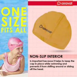 AIRAVAT Anti Slip Swimming Cap image 5