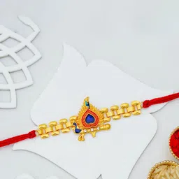 eCraftIndia Thread Peacock Brother Rakhi-picture-32