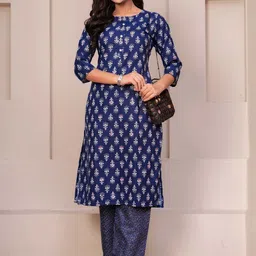 Shri pradha Women Pure Cotton Floral Kurtis-image-13