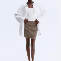 H&M A-Line Twill Skirt-picture-12