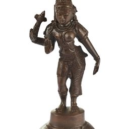 Exotic India Brown Religious Brass Idol Showpiece-picture-25