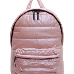 CORSICA Women Pink Large Padded Shoulder Strap Solid Backpack-image-25