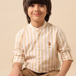 U.S. Polo Assn. Kids Boys Striped Casual Shirt-picture-47