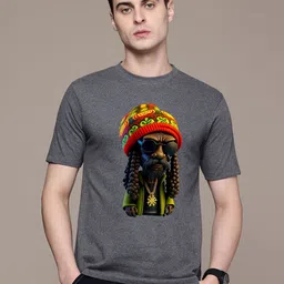 Moda Rapido Men Regular Fit Graphic Printed Round Neck Cotton T-shirt-image-18