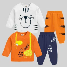 KUCHIPOO Boys Printed T-shirt with Pyjamas-picture-27