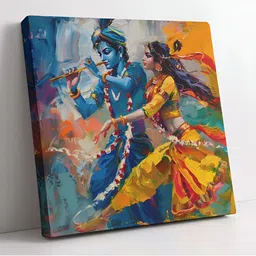 Aura Blue & Yellow 1 Piece Wood Religious Wall Paintings-image-67