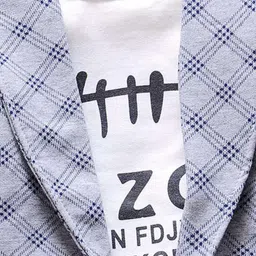 MEROPE Boys Checked T-shirt and Shirt with Trouser image 2