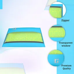 Kuber Industries Blue & Yellow 12 Pieces Water Resistant Multi-Utility Organisers image 4