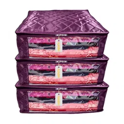 Ajabh Purple Set of 3 Regular Drawer Organiser Organisers-picture-26