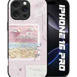 QRIOH Floral Printed iPhone 16 Pro Back Case Mobile Accessories image 4