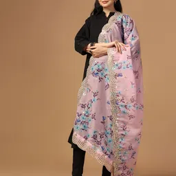 Kaizen TEXO FAB Printed Organza Dupatta image 1
