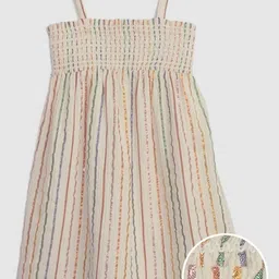 GAP Girls Smocked A-Line Dress with Spaghetti Straps-image-38