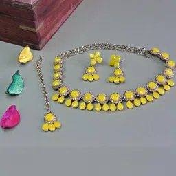 VATSALYA creation Women Artificial Stones Studded Jewellery Set-picture-48
