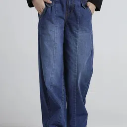 UNDER FOURTEEN ONLY Girls Comfort Regular Fit Mid-Rise Stretchable Jeans-image-33
