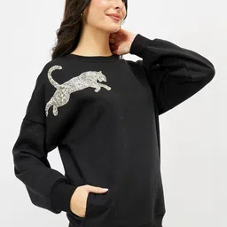 Athena Women Embellished Sweatshirt image 5