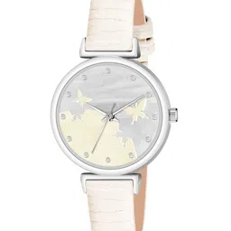 THE SHOPOHOLIC Women Embellished Dial & Leather Straps Analogue Watch AB64-WHITE-picture-38