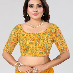 Moda Rapido Abstract Printed Saree image 4