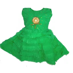 kids fashion hub Fit & Flare Maxi Dress-image-99
