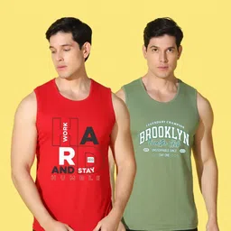 WOOSTRO Men Typography 2 Printed Applique Slim Fit T-shirt image 4