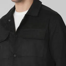 Mufti Men Spread Collar Solid Casual Tailored Jacket image 3