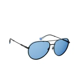 Polaroid Men Blue Lens & Blue Aviator Sunglasses with UV Protected Lens 202920MVU61C3-picture-42