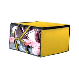 Stylista Yellow And Transparent Wardrobe Multi-Utility Water Resistant Core Organisers-picture-32