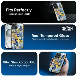 QRIOH Conversational Printed iPhone 17 Pro Max Back Case Mobile Accessories image 5
