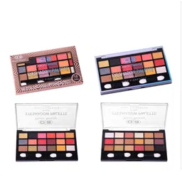 OB Ocean Beauty 18 Colour High Pigmented Eyeshadow Palette - Shade-01 image 3