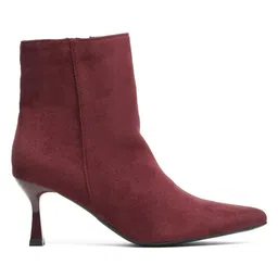 Flat n Heels Women Solid Stiletto-Heeled Regular Boots image 4