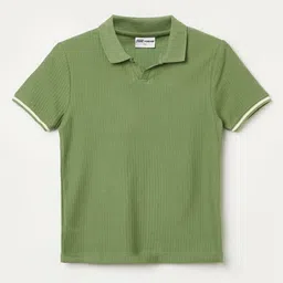 Fame Forever by Lifestyle Boys Self Design Polo Collar Pure Cotton T-shirt-picture-57