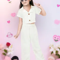 KAARIGARI Girls Top with Trousers image 2