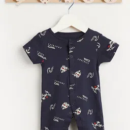 Juniors by Babyshop Infant Boys Printed Cotton Romper-picture-55