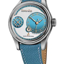 DOUBLERUN Men Dial & Leather Bracelet Style Straps Analogue Chronograph Watch H05N14042 image 3