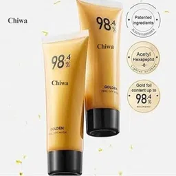CHIWA Set Of 2 Gold Peel Off Mask & Brush- 120 ml Each image 3