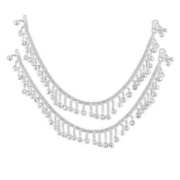 Lila Silver-Plated Anklet image 3