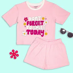 BE AWARA Girls T-shirt with Shorts-image-54