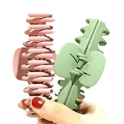 Axpro Women Set of 2 Comb Shape Matte Claw Clip image 4