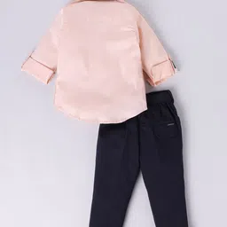 LITTLE COLLARS Boys Embellished Shirt with Trousers image 4