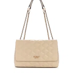 GUESS Women Tamsin Convertible Flap Textured Crossbody Quilted Sling Bag image 1
