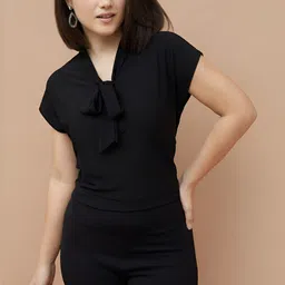 CODE by Lifestyle Women Polo Collar T-shirt-image-44