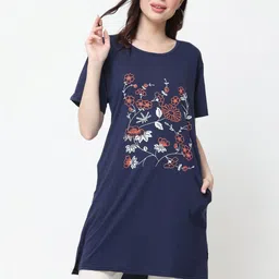 CITY CRAFT Women Floral Printed Pockets 1 T-shirt-image-95