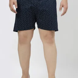 plusS Printed Pure Cotton Boxers MBX208E-NAVYLEAFPRT-XL-picture-13