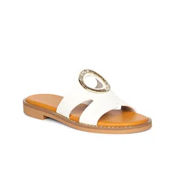 Viviblu Women Embellished Open Toe Flats with Western - Embellished-picture-14